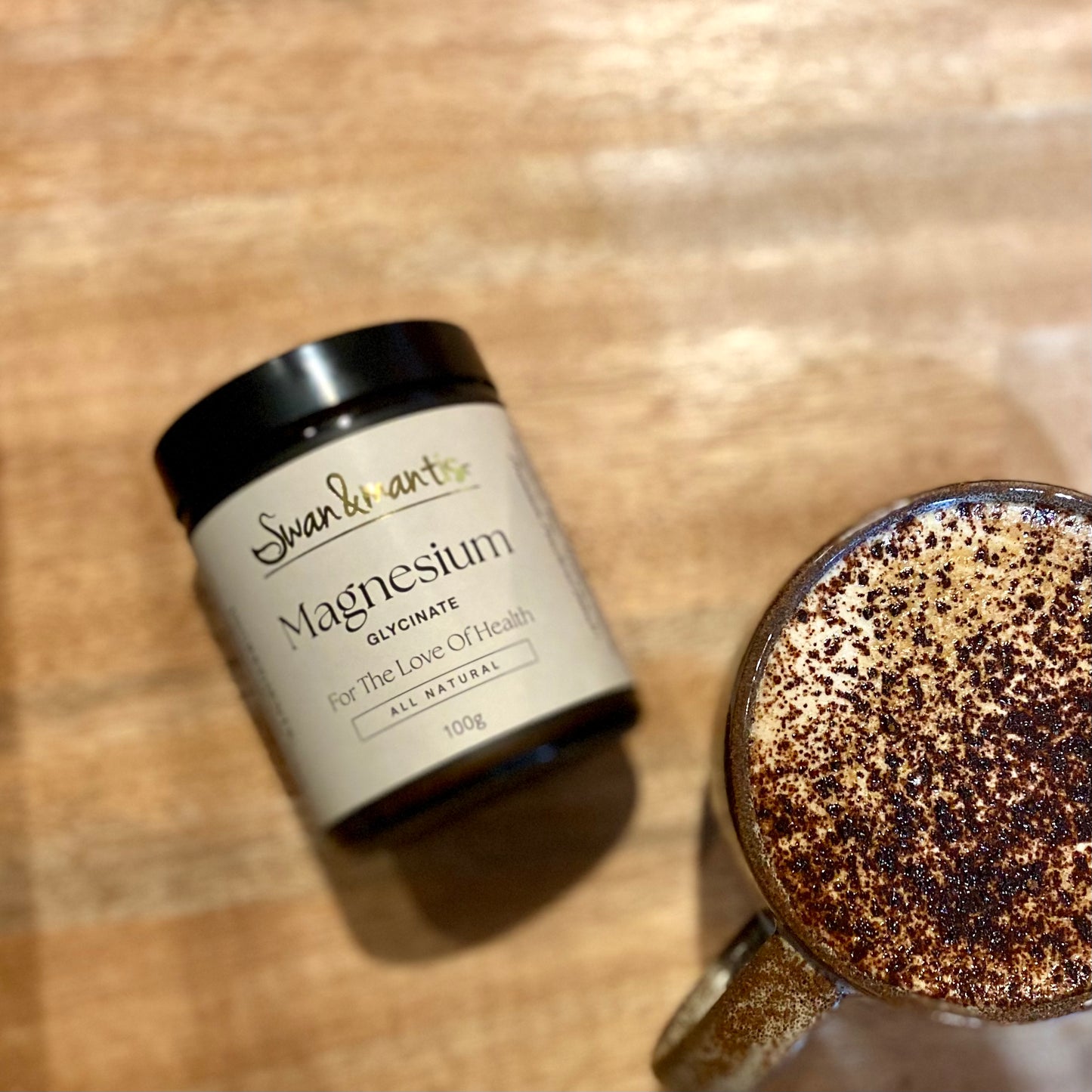 Magnesium Glycinate 100g - Swan and Mantis