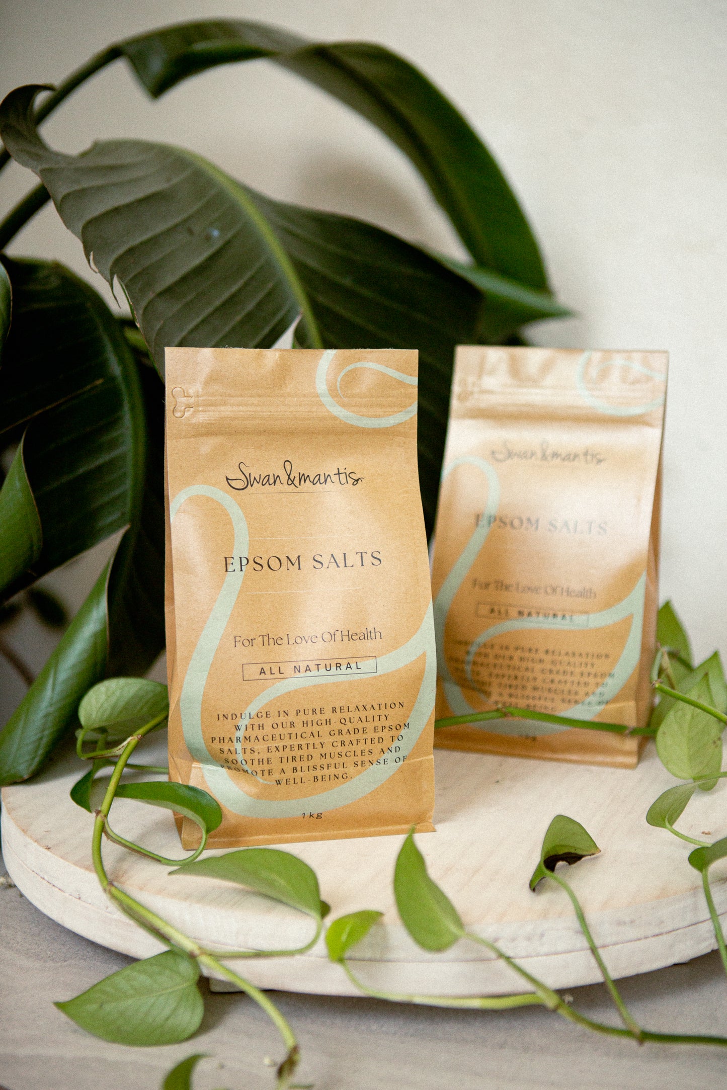 Epsom Salts 1kg - Swan and Mantis