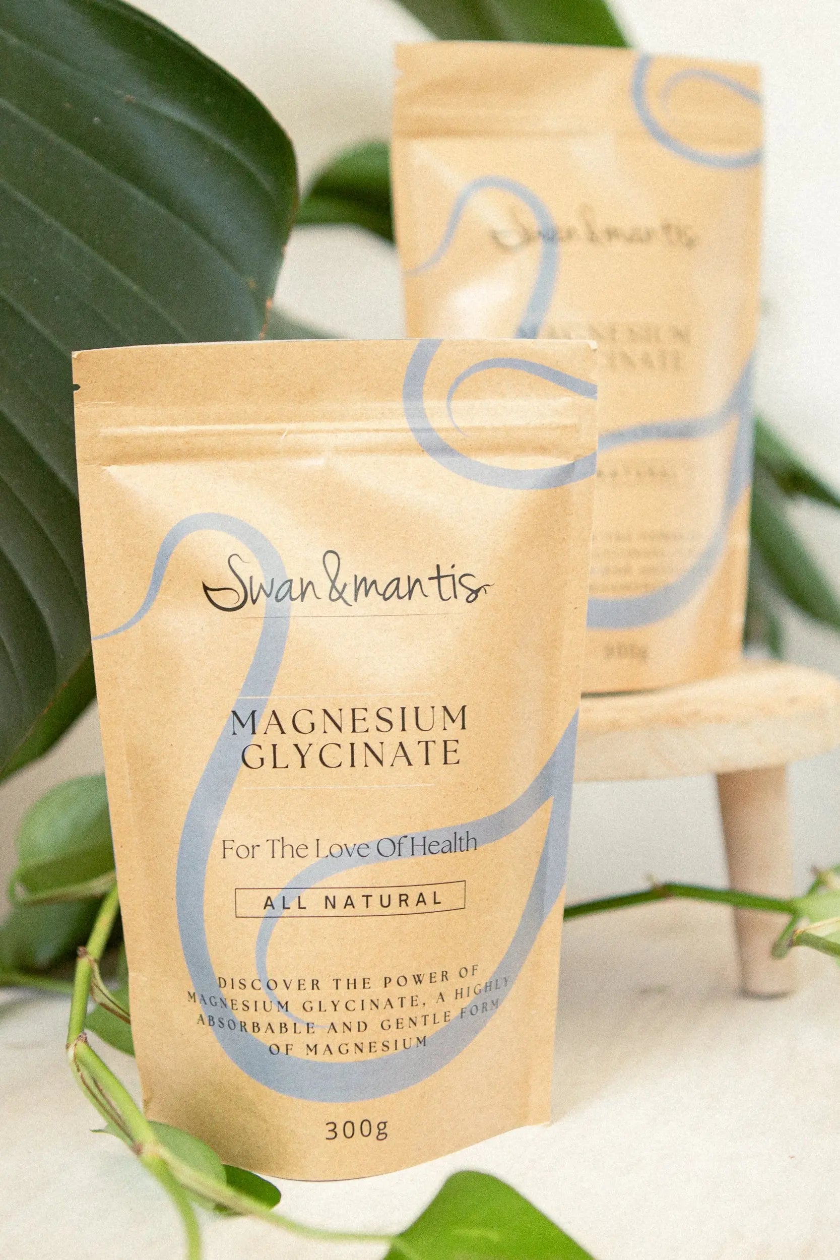 Magnesium Glycinate Refill 300g - Swan and Mantis