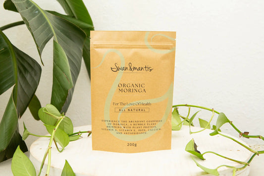 Organic Moringa Powder 200g - Swan and Mantis