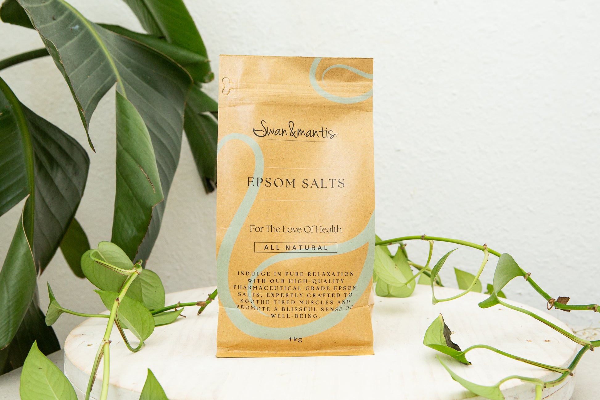 Epsom Salts 1kg - Swan and Mantis