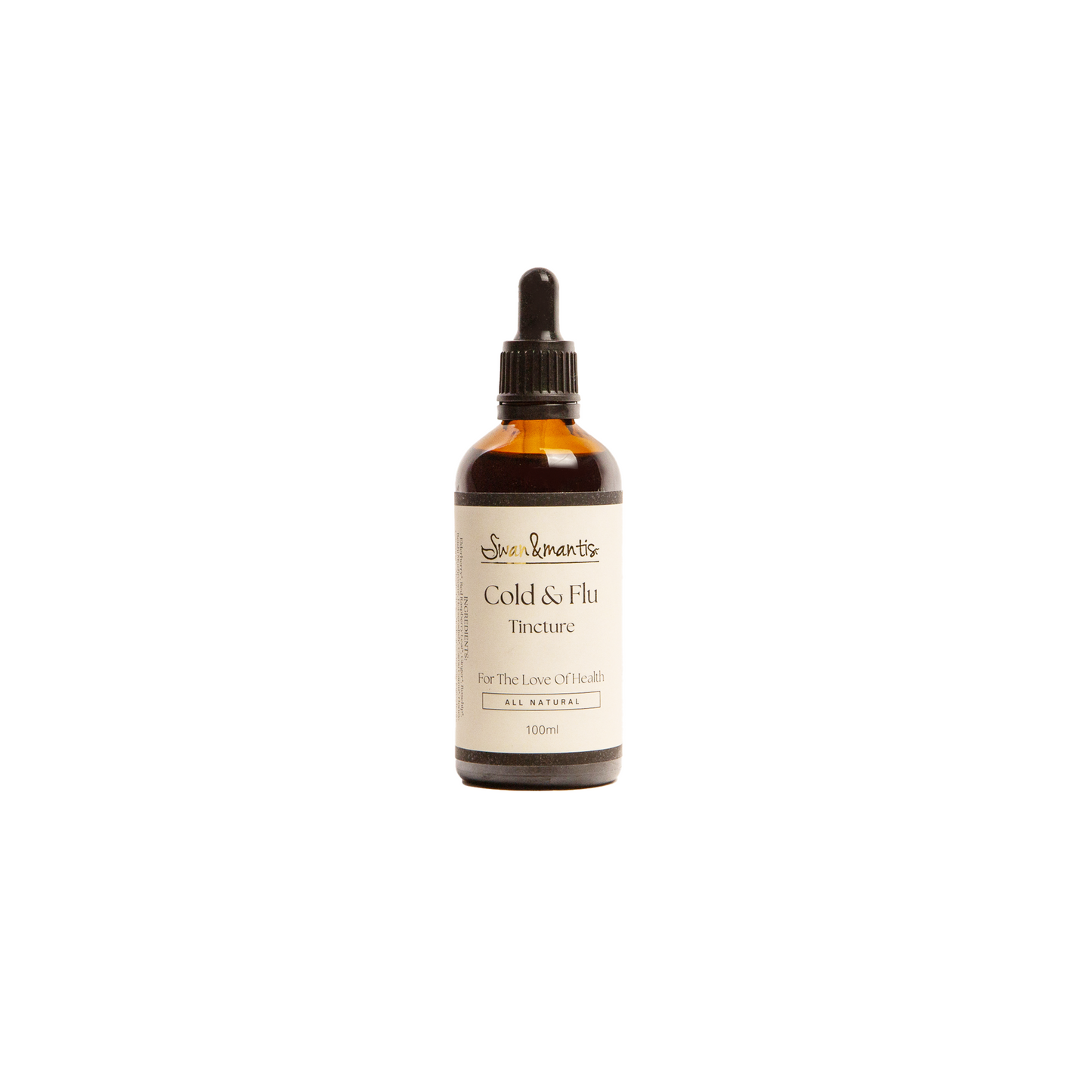 Cold and Flu Tincture 100ml - Swan and Mantis