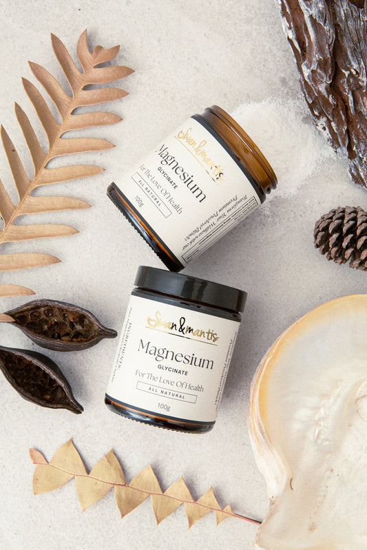 Magnesium Glycinate 100g - Swan and Mantis