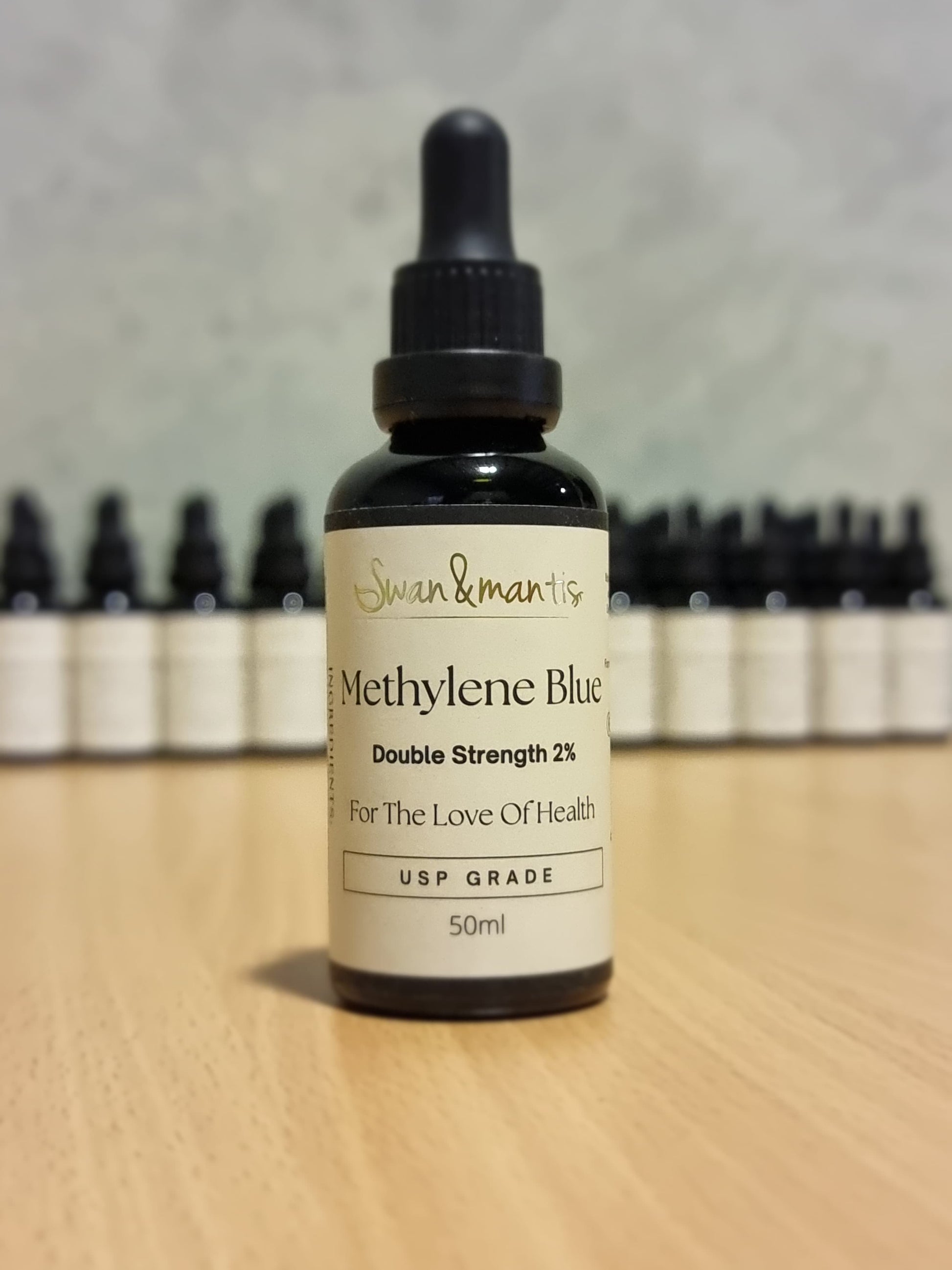 Methylene Blue Double Strength 2% 50ml Swan and Mantis