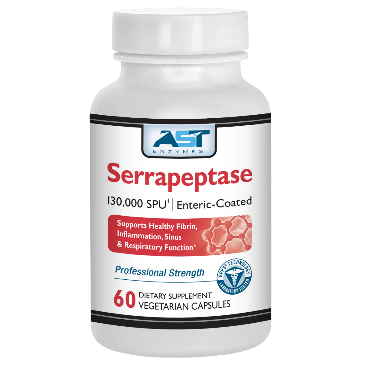 AST Serrapeptase 130,000SPU 60s